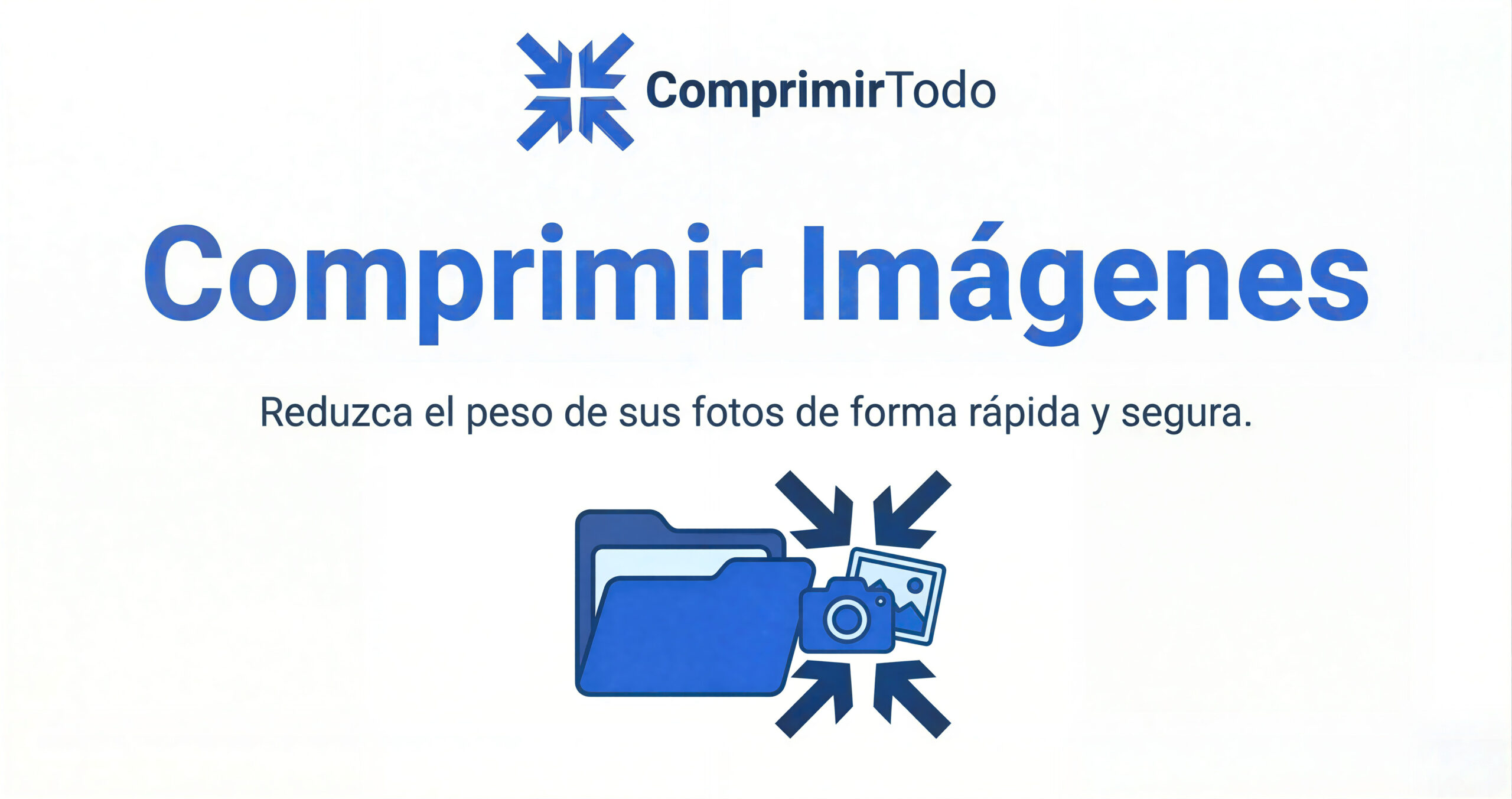 Comprimir Imagenes Herramienta para reducir peso de imágenes y fotos online de forma privada.