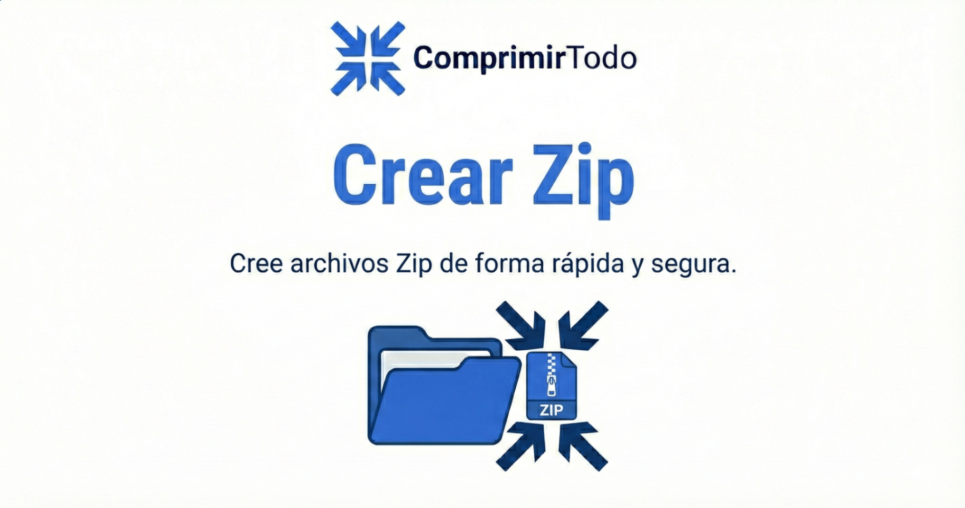 Crear Zip al instante y protege tus datos. Agrupa documentos y ponles contraseña. 100% Privado y seguro. Sin subir nada.